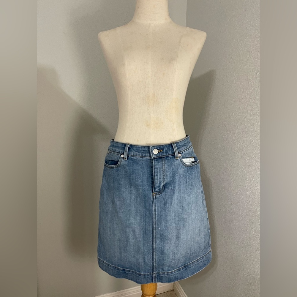 Talbots Jean skirt